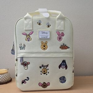 Loungefly Disney Winnie The Pooh Pale Yellow Backpack. NWT